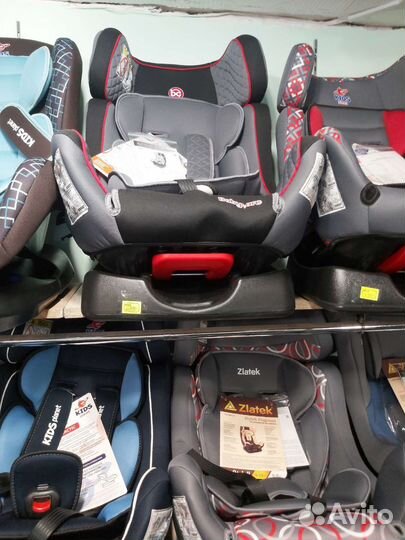 Автокресла от 0-25 кг, с рождения до 7 лет