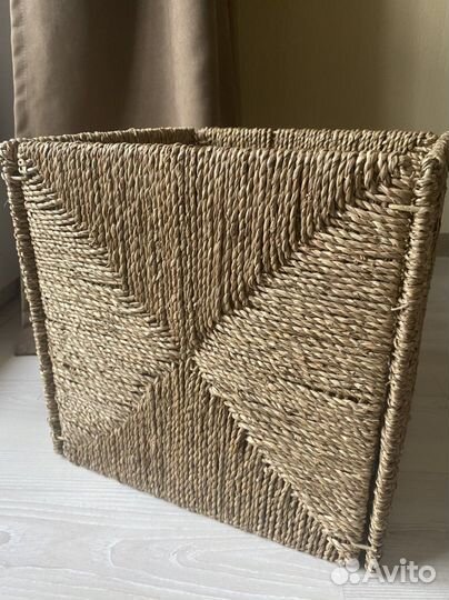 Плетеная корзина для хранения IKEA