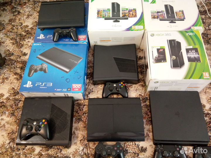 Игровые станции PS3/PS4/xbox360