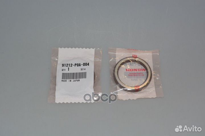 Сальник коленвала передний honda 03010175;30101