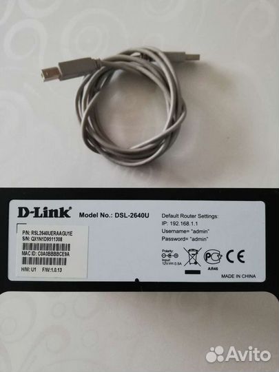 Роутер D-link