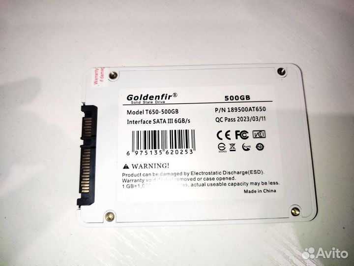 Жесткий диск ssd 500gb