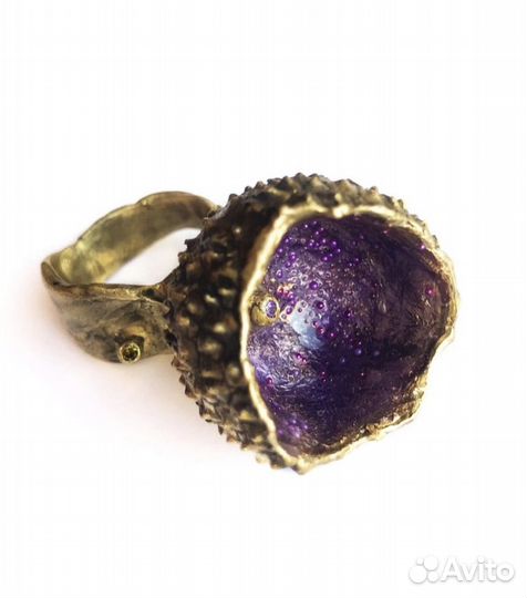 Дизайнерское кольцо Личи