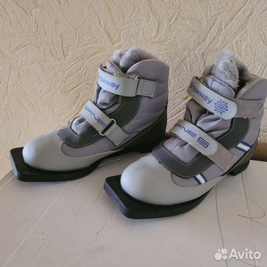 Лыжи беговые детские 160 + ботинки