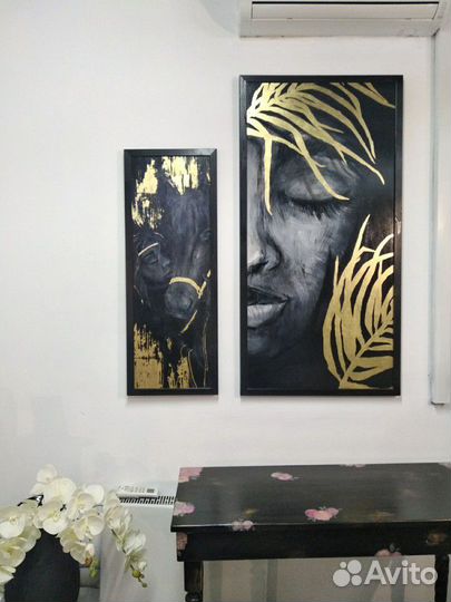 Большие картины настенные панно