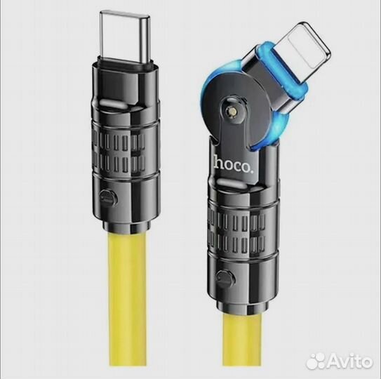 Type C кабель Lightning для айфон, быстрая зарядка