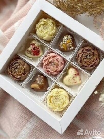 Шоколад ручной работы конфеты с орехами