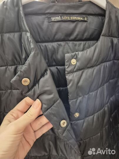 Куртка love republic черная тонкая