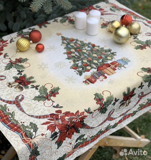 Скатерть на стол, Новогодняя скатерть