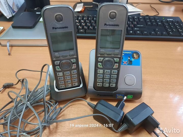 Радиотелефон Panasonic KX-TG6712RU 2 трубки