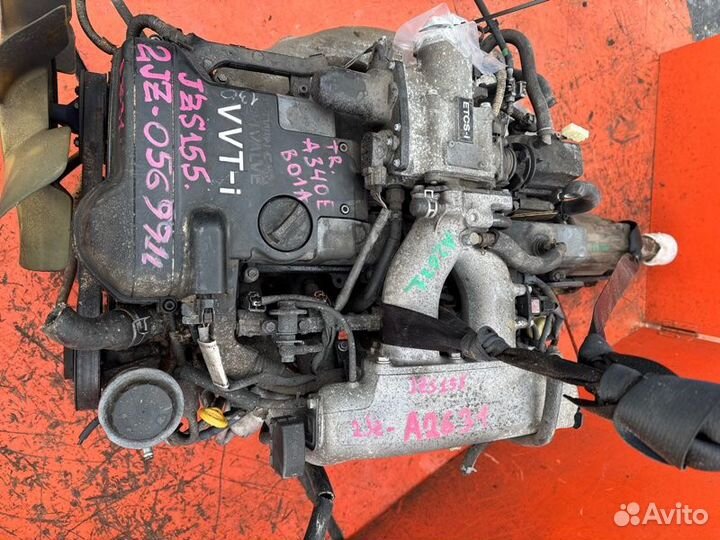 Двигатель Toyota Crown JZS155 2jzge 1998