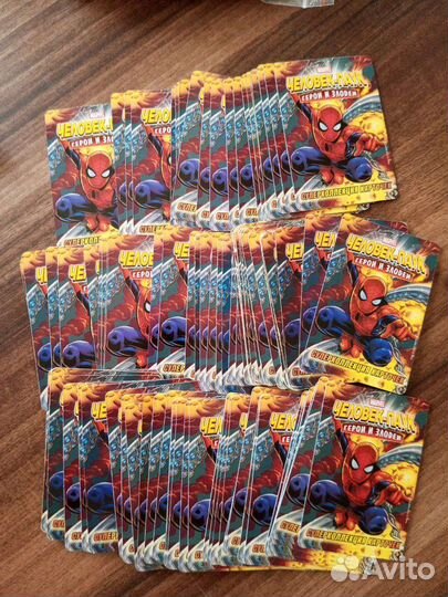 Карточки человек паук герои и злодеи