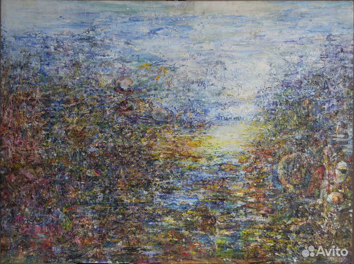 Картина 'Симфония Визуальных Миров', масло