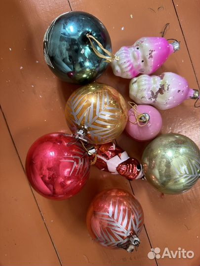Елочные игрушки СССР советские