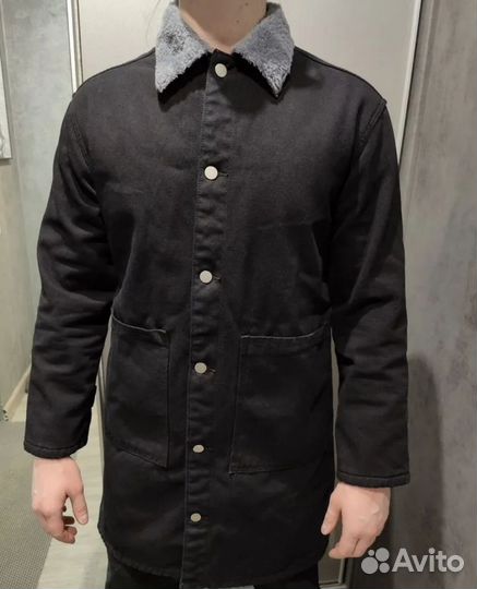 Пальто муское с мехом