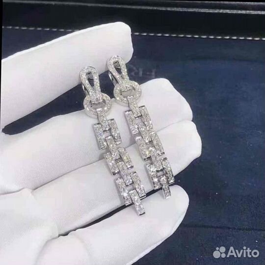 Серьги Cartier Agrafe 2,5 ct