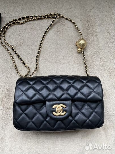 Сумка натуральная кожа chanel