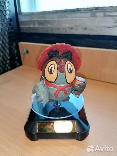 Ватные елочные игрушки, Сова