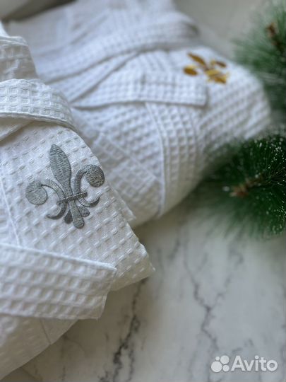 Халат женский вафельный