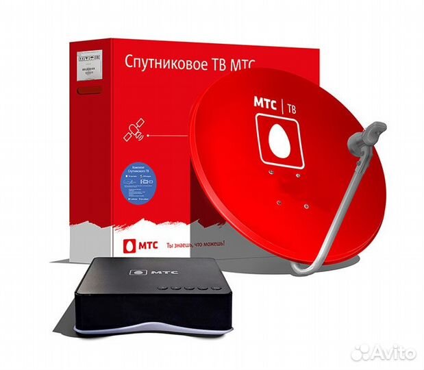 Спутниковое телевидение мтс. Доставка. Установка