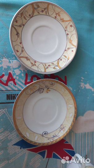 Чайные чашки с блюдцами