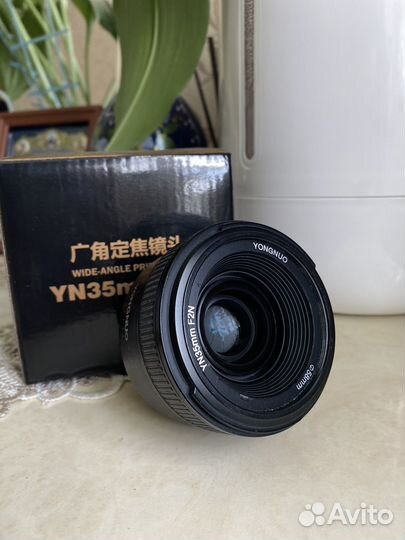 Объектив yongnuo 35mm nikon