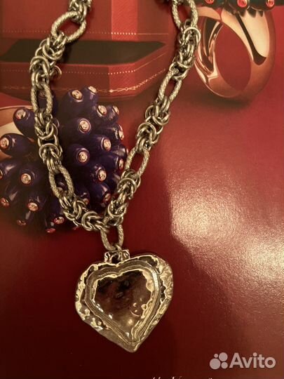 Стильное Колье с подвеской в виде сердца