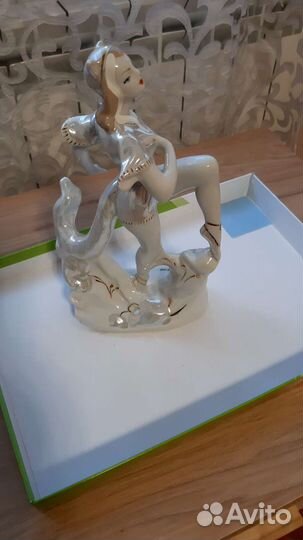 Статуэтка женщина кошка 70-ые