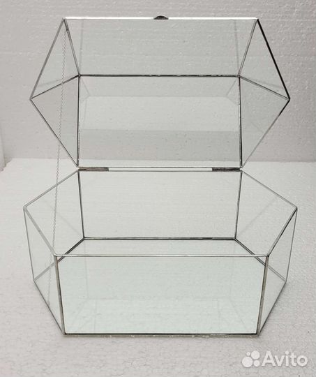 Шкатулка из стекла ларец для денег
