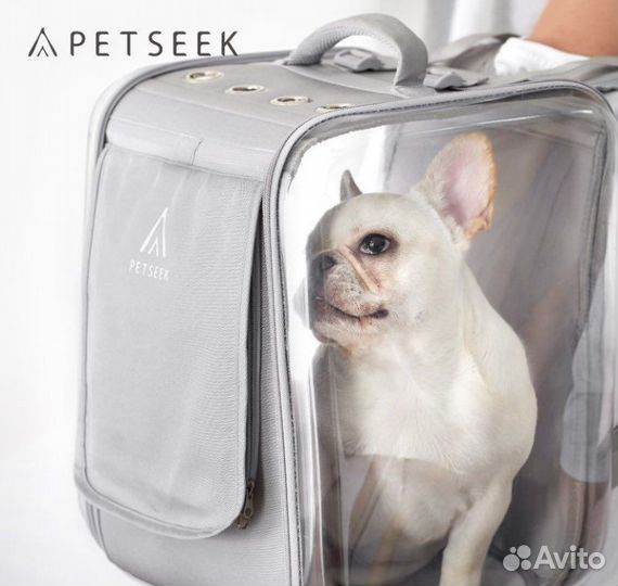 Рюкзак переноска Petseek для кошек и мелких собак