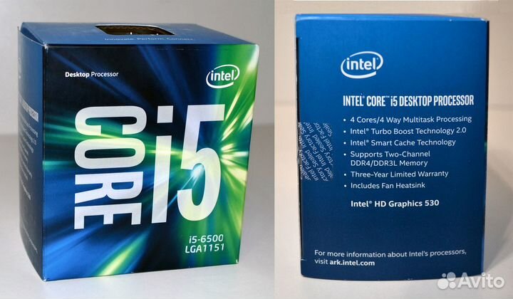 Процессор Intel Core i5-6500 LGA1151, 4 x 3200 мгц