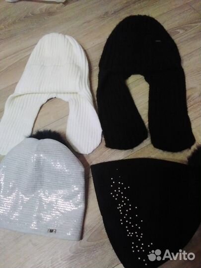 Шапки с ушками с утеплителем