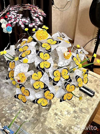 Букеты из бабочек