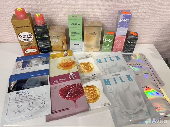 Маски для лица, губ, Корея