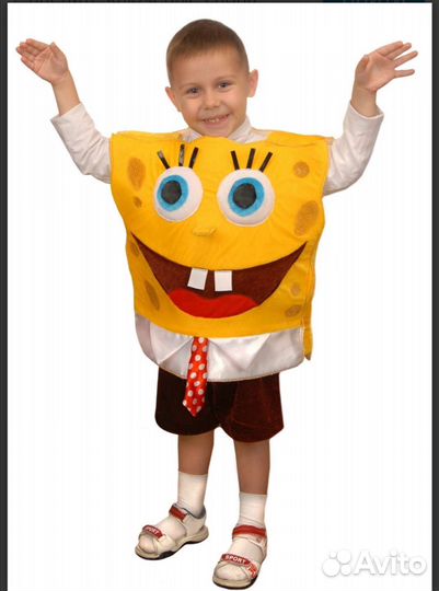 Карнавальный костюм Губка Боб на прокат