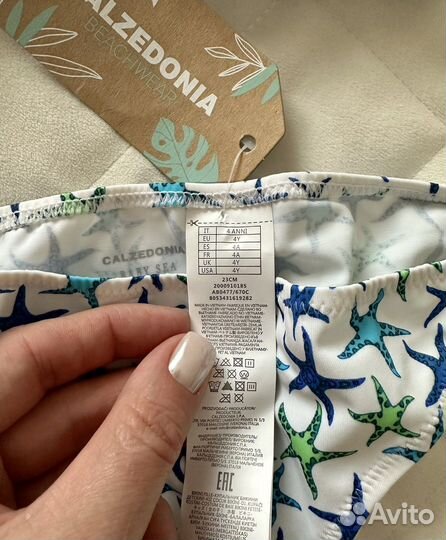 Купальник детский calzedonia на 4 года