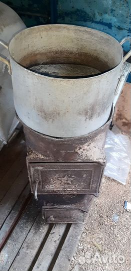 Чугунная печь для бани