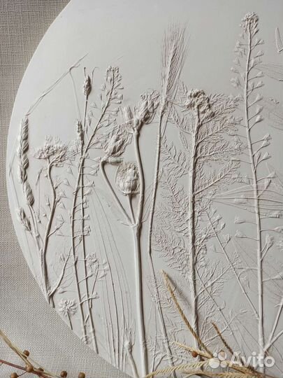 Домашний декор Ботанический барельеф