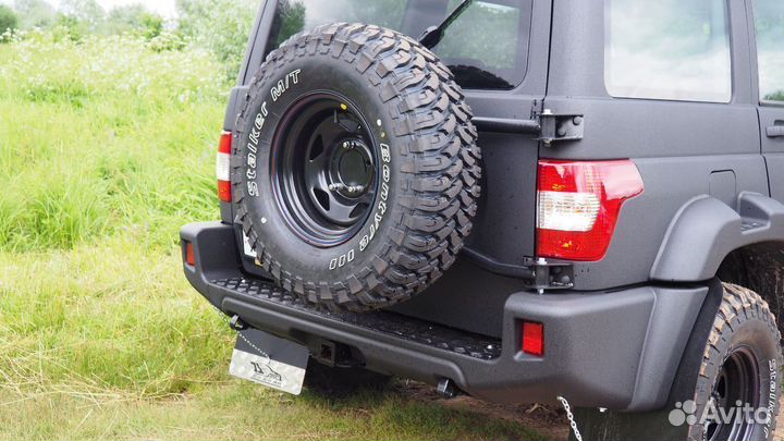 Силовой бампер задний 