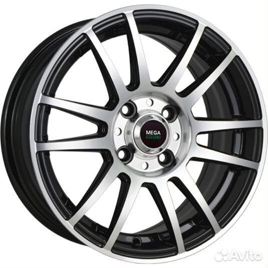 R15 4x100 6J ET48 D54,1 Cross Street Y4917 BKF