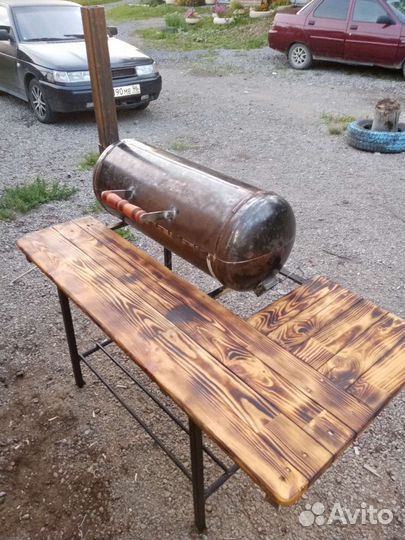 Мангал с крышкой