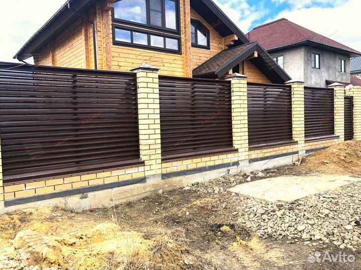 Забор жалюзи