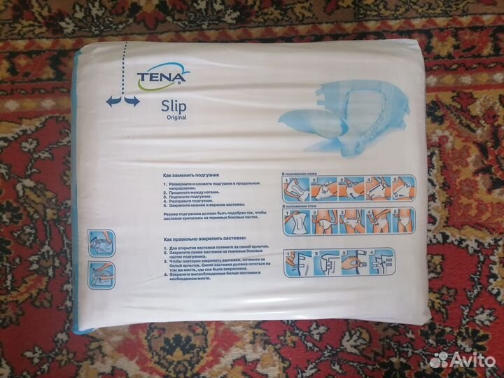 Памперсы для взрослых tena, размер L, 30 штук