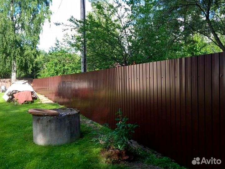 Забор под ключ-бесплатный замер