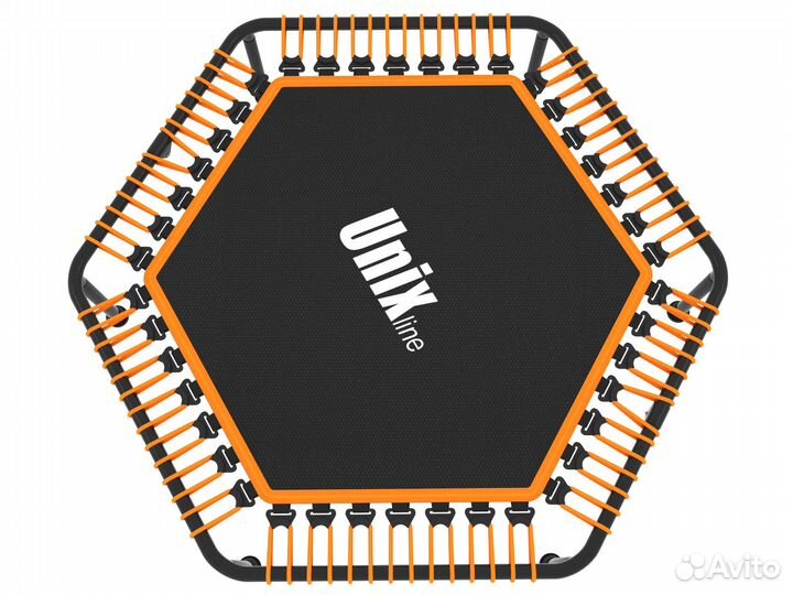 Батут unix Line fitness Lite Orange (130 cm)