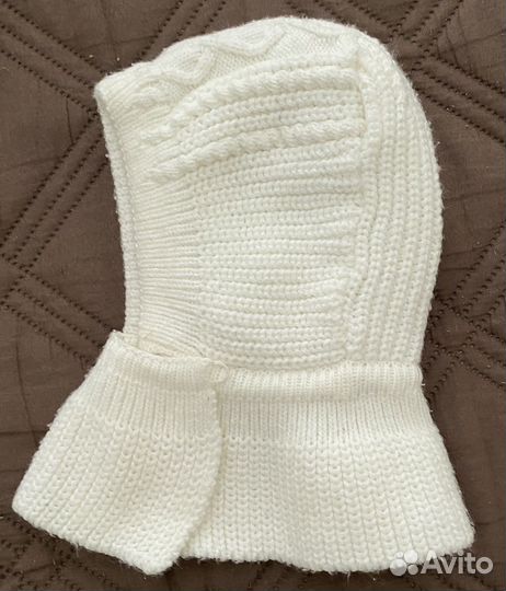 Шапка шлем для малыша демисезонная