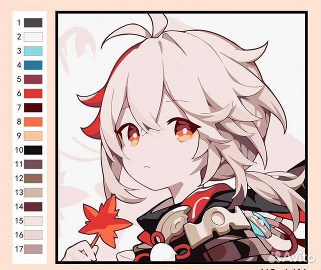 Картины по номерам Геншин