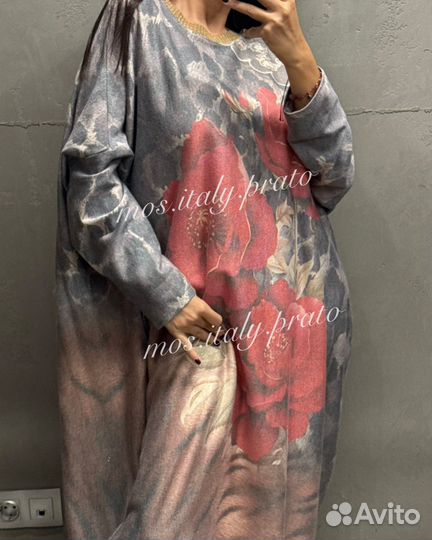 Платье кашемир италия большие размеры