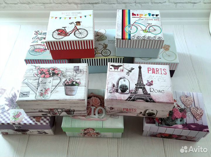 Коробка подарочная два размера Цена за 5 шт