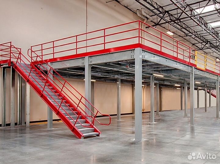 Платформа на колонных